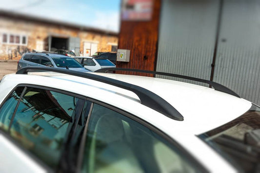 Roof rails OmsaLine Solid (2 pieces, black) for Volkswagen Golf 7/E-Golf - Reelken Auto