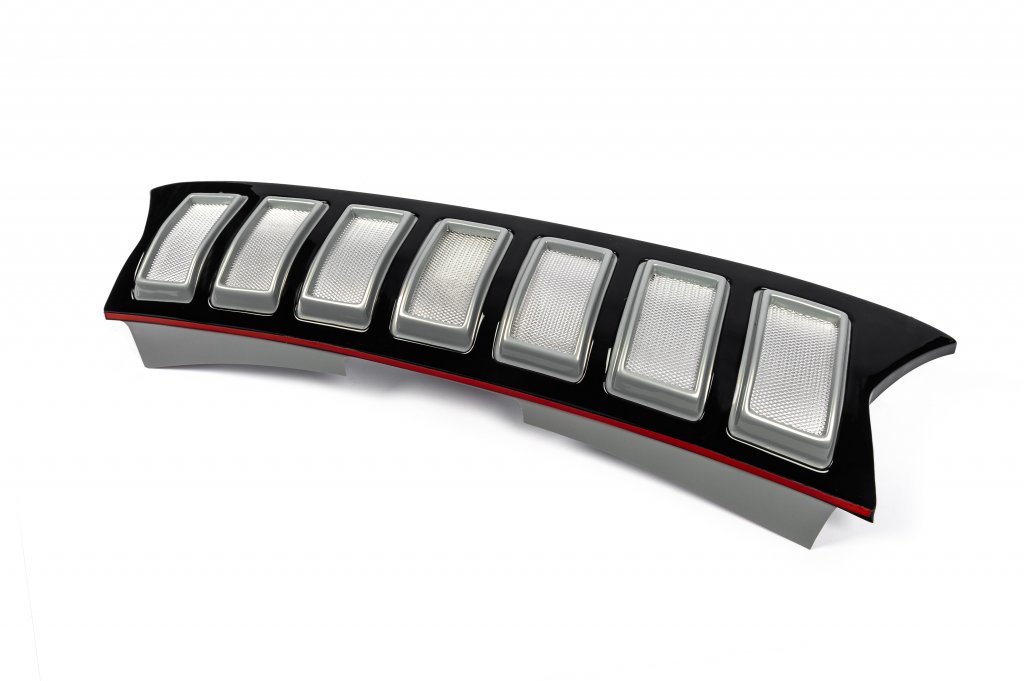 Front grille (gray) for Dacia Duster 2018-2024 - image 3