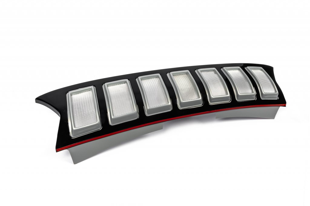 Front grille (gray) for Dacia Duster 2018-2024 - image 5