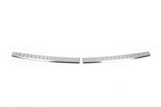 OmsaLine rear bumper pads 2014-2018 (2 parts, stainless steel) for Hyundai I-20 2014-2020 - Reelken Auto