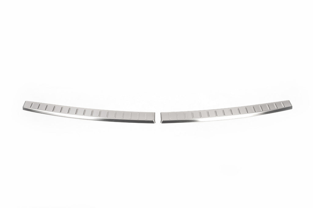 Rear bumper protector OmsaLine 2014-2018 (2 pcs, stainless steel) for Hyundai I-20 2014-2020 - image 2