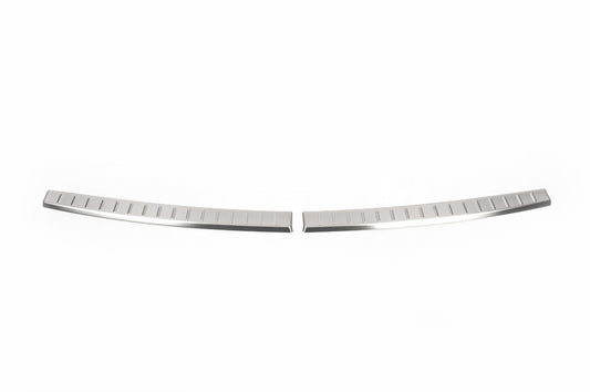Rear bumper protector OmsaLine 2014-2018 (2 pcs, stainless steel) for Hyundai I-20 2014-2020 - image 2
