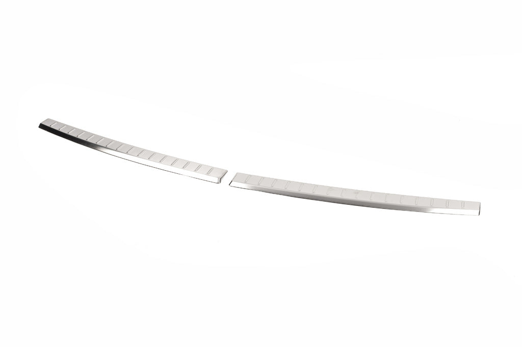 Rear bumper protector OmsaLine 2014-2018 (2 pcs, stainless steel) for Hyundai I-20 2014-2020 - image 3