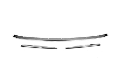 Bumper pads (3 pcs, stainless steel) for Volkswagen Caddy 2015-2020 - Reelken Auto