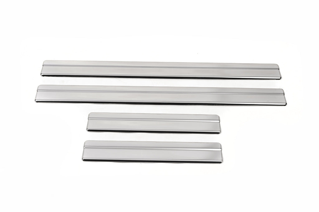 Door Sill Protectors OmsaLine (4 pcs, Stainless Steel) for Nissan X-trail T32/Rogue 2014-2021 - image 5
