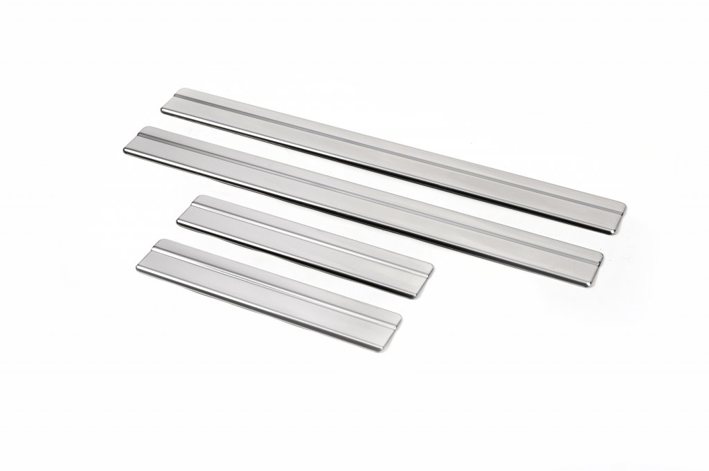 Door Sill Protectors OmsaLine (4 pcs, Stainless Steel) for Nissan X-trail T32/Rogue 2014-2021 - image 3