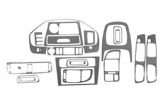 Dashboard Trim Covers for Mitsubishi Galant 1997-2003 - image 2