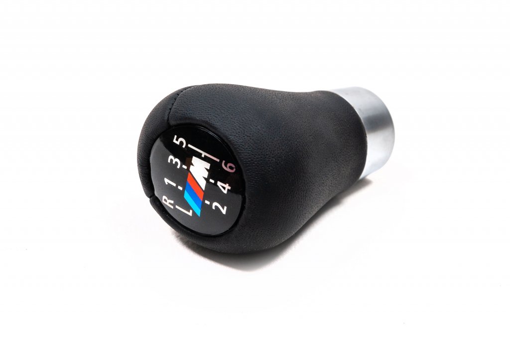 Gear shift knob (grey, OEM) for BMW 5 series E-60/61 2003-2010 - image 1