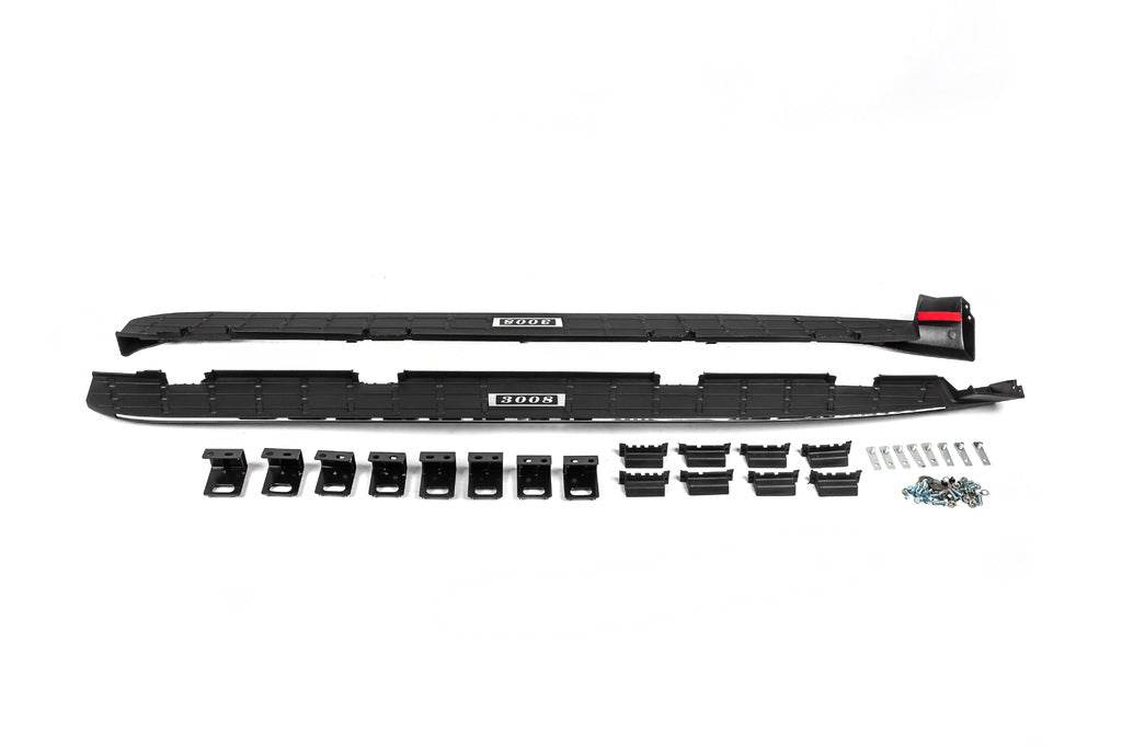 SALE! Side sills L 194 cm OEM V2 (2 pcs, aluminum) for Peugeot 3008 2016-2023 - Reelken Auto