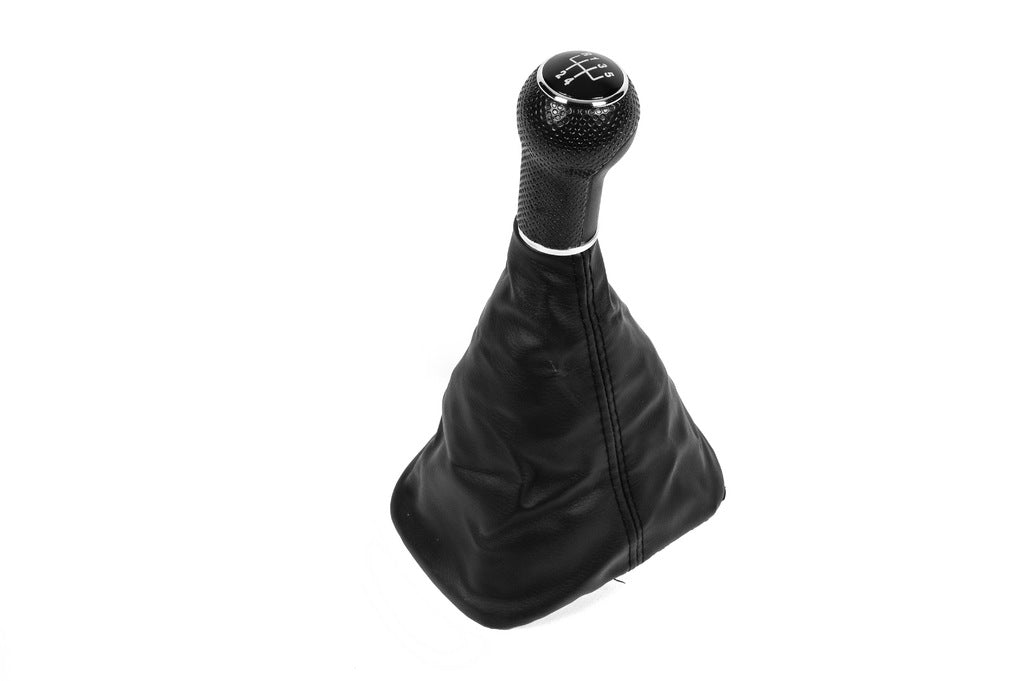 Gear shift knob with boot (5-speed, black frame) for Volkswagen Bora 1998-2004 - image 1