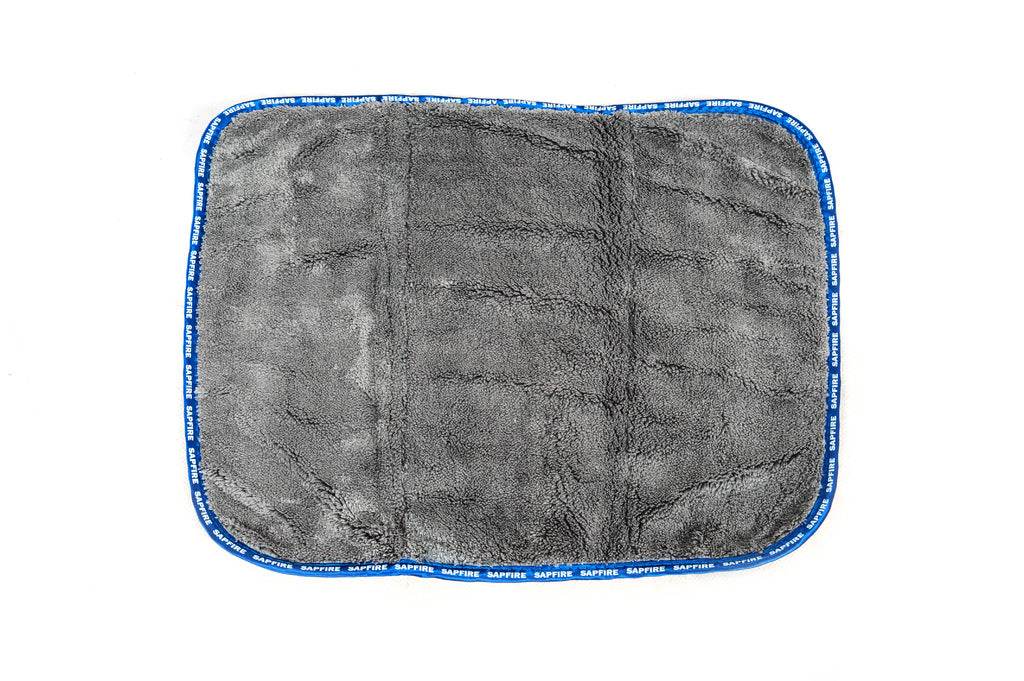 Double-sided napkin from microfiber and textile mesh 35x40 cm SA-225 SAPFIRE - Reelken Auto