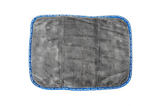 Double-sided napkin from microfiber and textile mesh 35x40 cm SA-225 SAPFIRE - Reelken Auto