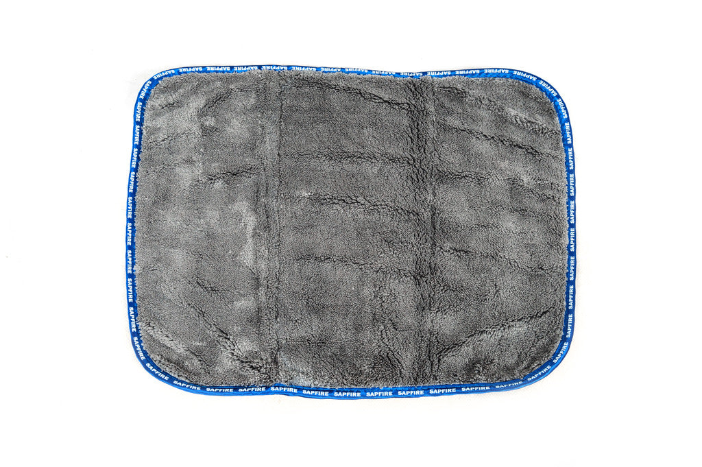 Double-Sided Microfiber Cloth with Textile Mesh 35x40 cm SA-225 SAPFIRE - image 2