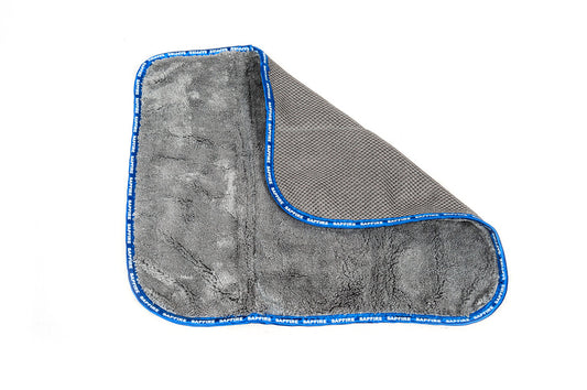 Double-Sided Microfiber Cloth with Textile Mesh 35x40 cm SA-225 SAPFIRE - image 1