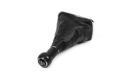 Gearbox handle and cover (5 gears, chrome frame) for Volkswagen Bora 1998-2004 - Reelken Auto