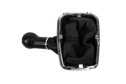 Gearbox handle and cover (5 gears, chrome frame) for Volkswagen Golf 4 - Reelken Auto
