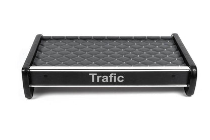 Shelf on the panel (2001-2010, Gray with gray thread) for Renault Trafic 2001-2015 - Reelken Auto