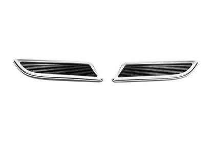 Muffler edging 2016-2020 (HB, 2 pcs, stainless steel) for Renault Megane IV 2016-2025 - Reelken Auto