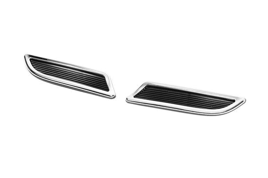 Muffler edging 2016-2020 (HB, 2 pcs, stainless steel) for Renault Megane IV 2016-2025 - Reelken Auto