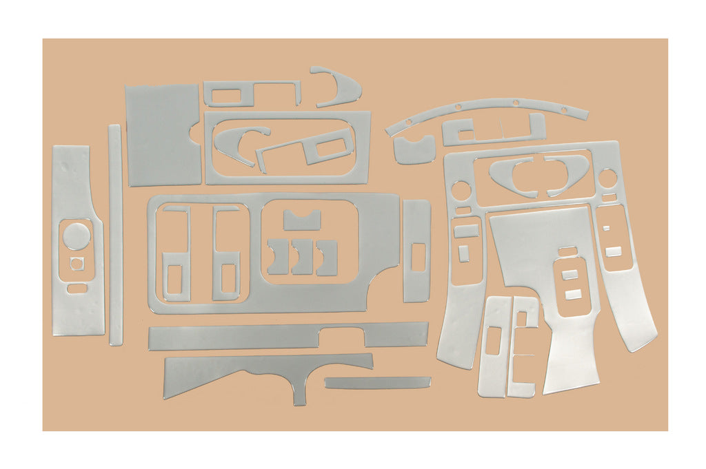 Interior Tuning (36 pcs) for Nissan Navara 2006-2015 - image 3