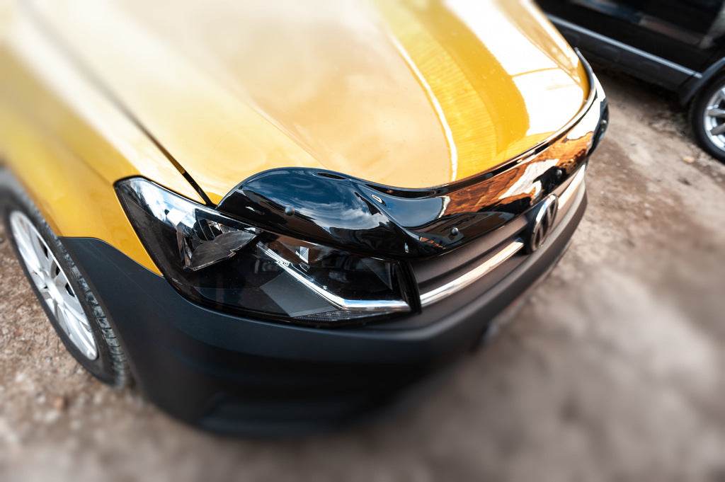 The hood deflector (EuroCap) for Volkswagen Caddy 2015-2020 - Reelken Auto