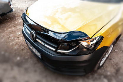 The hood deflector (EuroCap) for Volkswagen Caddy 2015-2020 - Reelken Auto