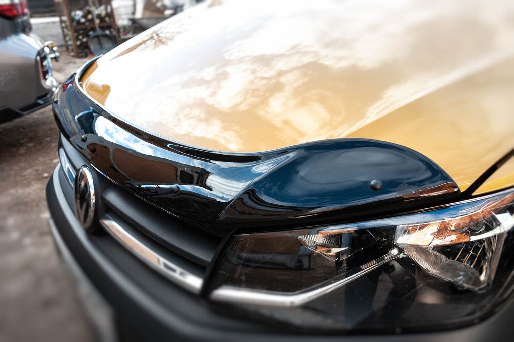 The hood deflector (EuroCap) for Volkswagen Caddy 2015-2020 - Reelken Auto