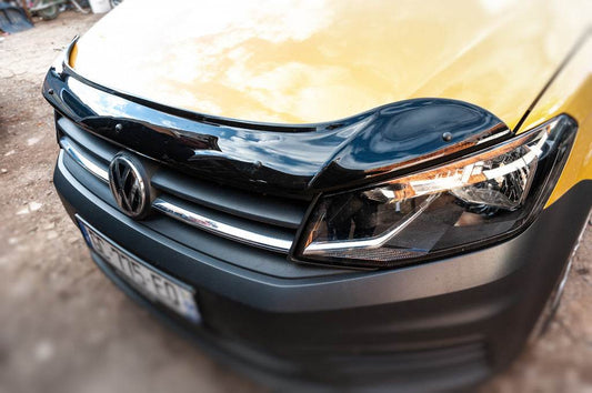 The hood deflector (EuroCap) for Volkswagen Caddy 2015-2020 - Reelken Auto