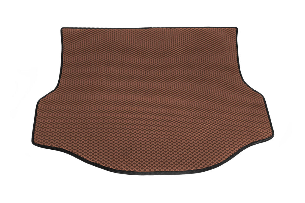 Trunk mat with spare wheel well (EVA, brick red) for Toyota Rav 4 2013-2018 - image 1