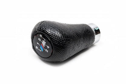 Gear Shift Knob OEM (Leatherette, Black Crocodile) for BMW 3 Series E30 1982-1994 - image 1