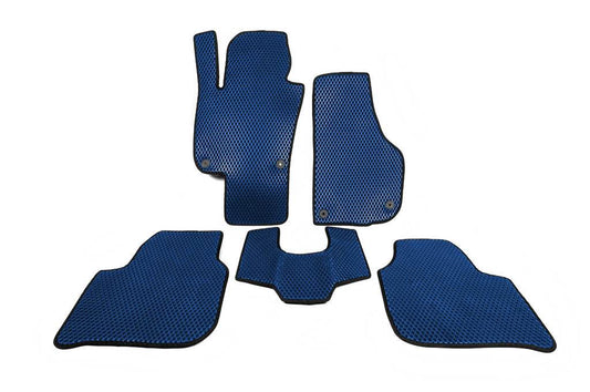 EVA mats (Blue) for Skoda Superb 2009-2015 - Reelken Auto