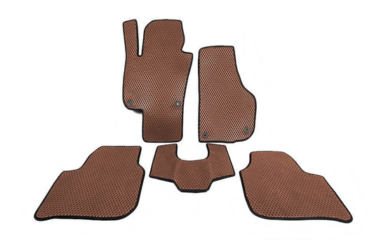 EVA mats (Brown) for Skoda Superb 2009-2015 - Reelken Auto