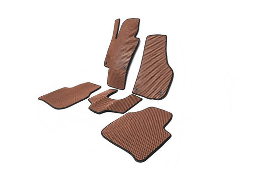 EVA mats (Brown) for Skoda Superb 2009-2015 - Reelken Auto