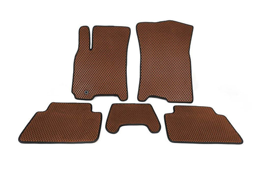 EVA mats (brown) for Daewoo Gentra - Reelken Auto