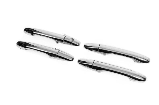 Pads on handles (4-piece, stainless steel.) for Honda Civic Sedan VIII 2006-2011 - Reelken Auto