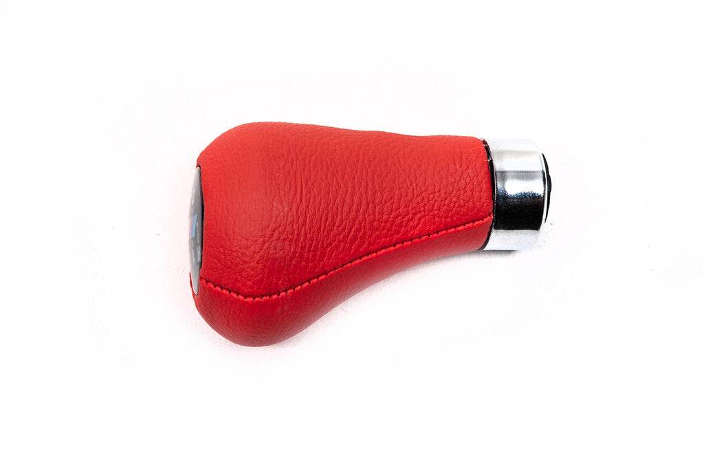 The gear lever is OEM (imitation leather, red smooth) for BMW 3 series E-30 1982-1994 - Reelken Auto