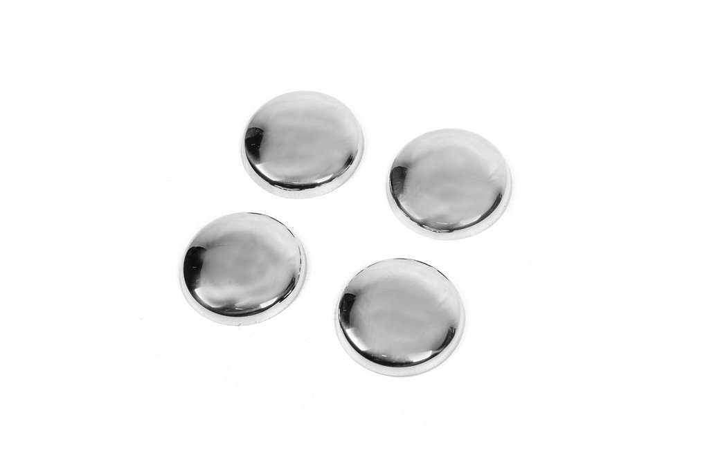 Door cover caps (4 pcs, stainless steel) for Opel Movano 2010-2021 - image 3