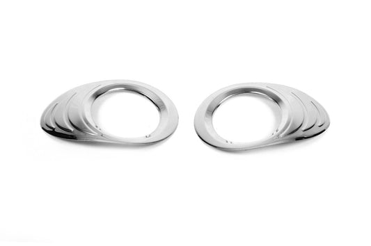 Fog light trims (2 pcs, stainless steel) for Renault Kangoo 2008-2020 - image 2