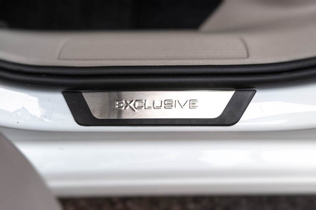 Door sills Flexill Exclusive (4 pcs, stainless steel) for Volkswagen Golf 7/E-Golf - Reelken Auto
