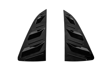 Rear Window Covers DPT (Gloss Black, 2pcs) for Volkswagen Polo 2010-2017 - image 2