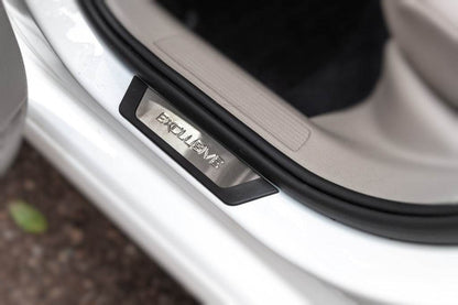Door sills Flexill Exclusive (4 pcs, stainless steel) for Volkswagen Golf 7/E-Golf - Reelken Auto