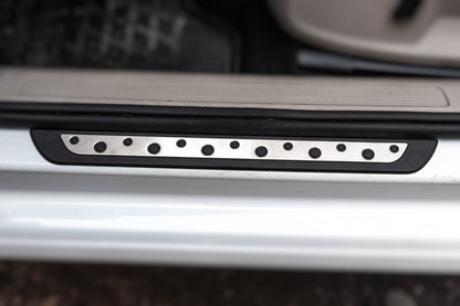 Door Sill Protectors Flexill Dotline (4 pcs, Stainless Steel) for Volkswagen Golf 7/E-Golf 2012-2020 - image 2