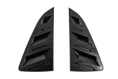 Rear Window Covers DPT (Gloss Black, 2pcs) for Volkswagen Polo 2010-2017 - image 5