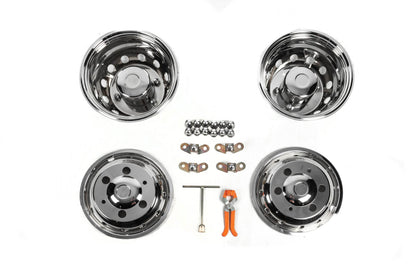 OEM stainless steel caps (2-roller, 4 pcs.) for Iveco Daily 2014↗ - Reelken Auto
