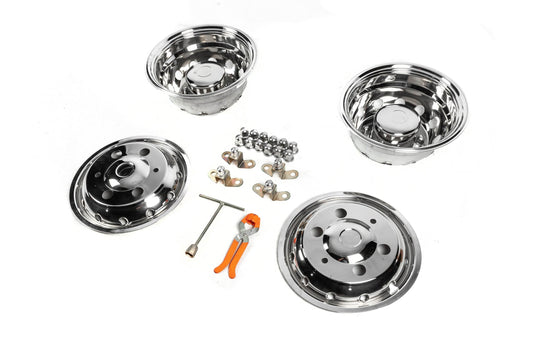 OEM stainless steel caps (2-roller, 4 pcs.) for Iveco Daily 2014↗ - Reelken Auto