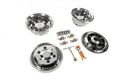 Stainless Steel Wheel Covers OEM (2-ring, 4 pcs) for Iveco Daily 2014- - image 3