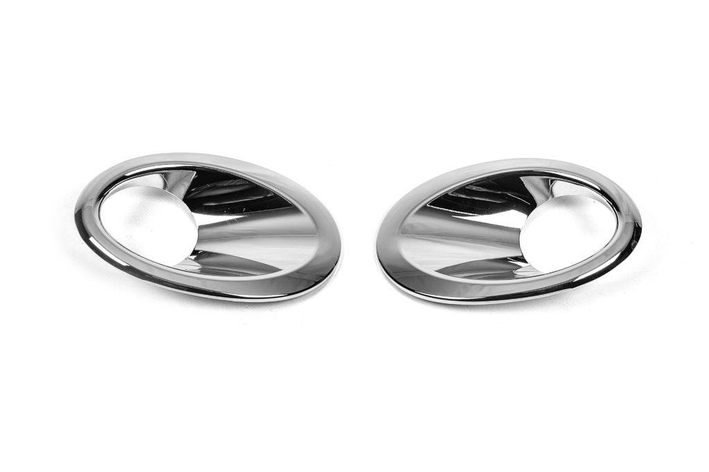 Fringing foglights with a recess (2 pcs, layer) for Nissan Qashqai 2010-2014 - Reelken Auto