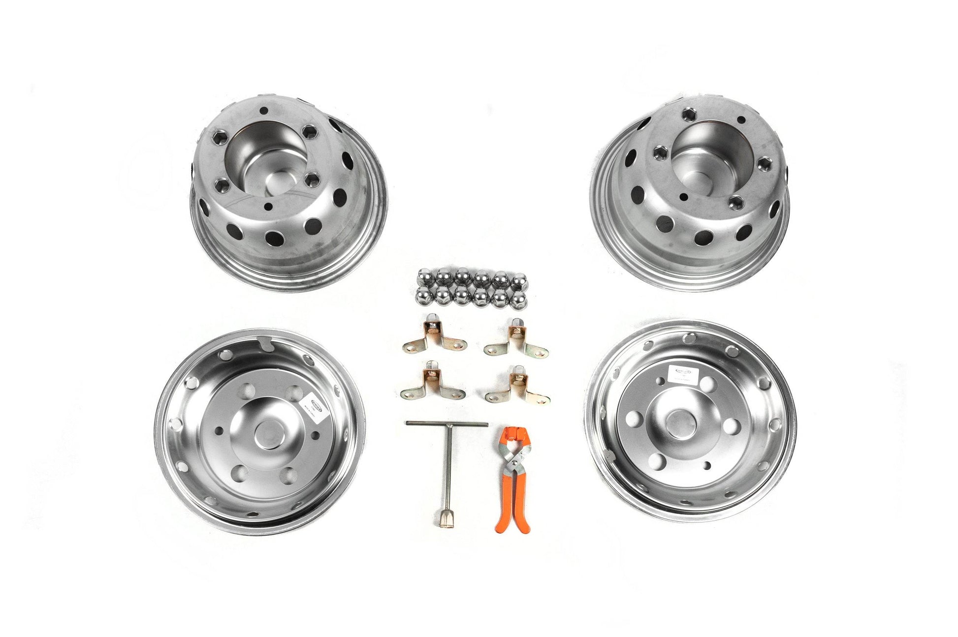 OEM stainless steel caps (2-roller, 4 pcs.) for Iveco Daily 2014↗ - Reelken Auto