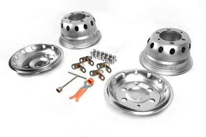 OEM stainless steel caps (2-roller, 4 pcs.) for Iveco Daily 2014↗ - Reelken Auto