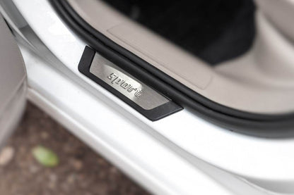 Door sills Flexill Sport (4 pcs, stainless steel) for Volkswagen Golf 7/E-Golf - Reelken Auto